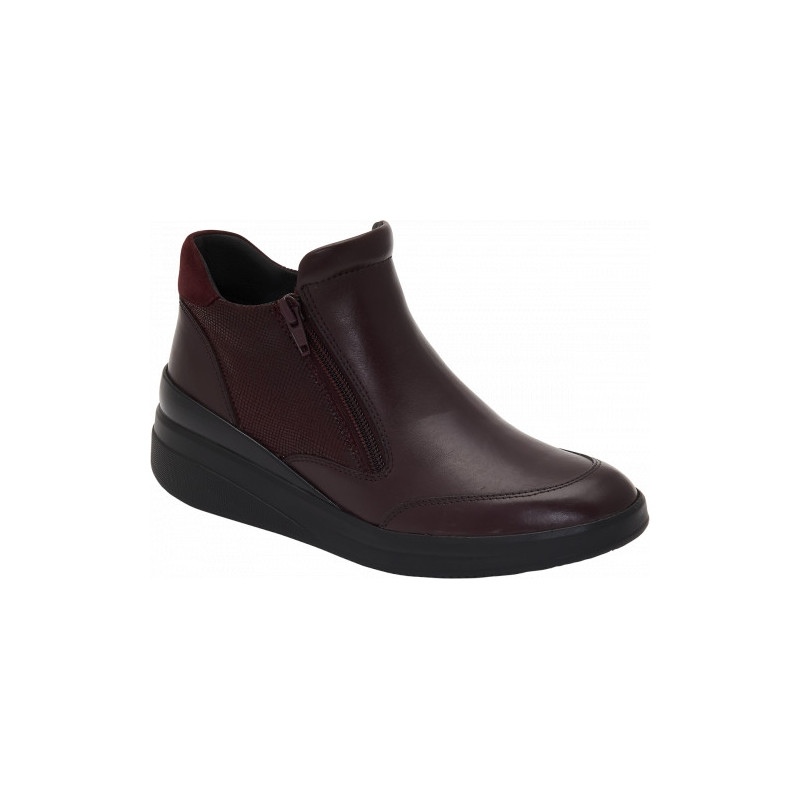 EMMA ANKLE BOOT Leather Wine