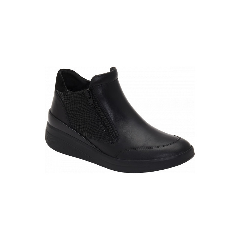 EMMA ANKLE BOOT Leather Black
