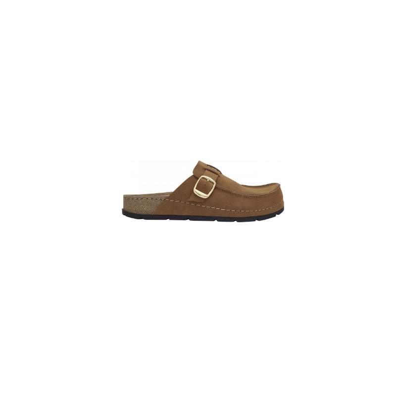 BORA MOCCASIN Suede Cognac