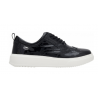 BROOKLYN BROGUE Patent Leather Black/White