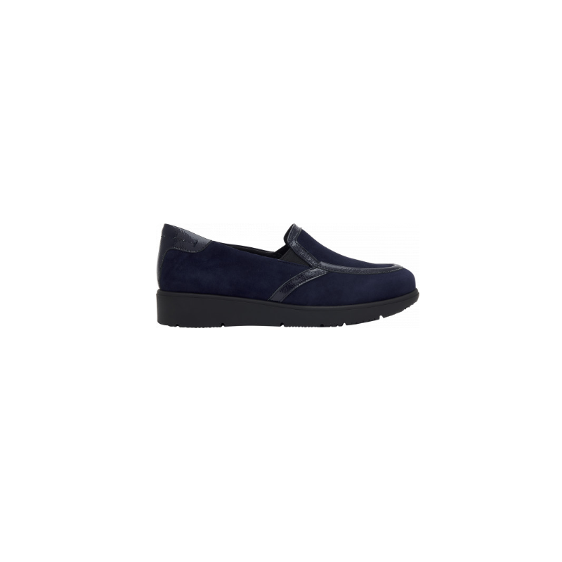 GILLY SLIP ON Suede Navy Blue