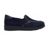 GILLY SLIP ON Suede Navy Blue