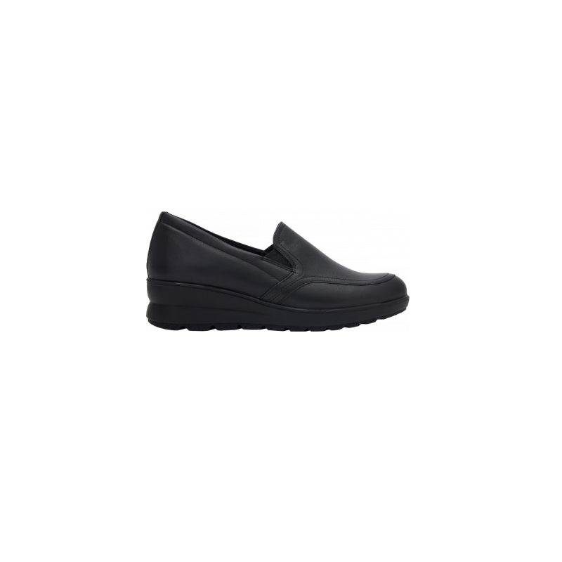 EDDA SLIP ON Leather Black