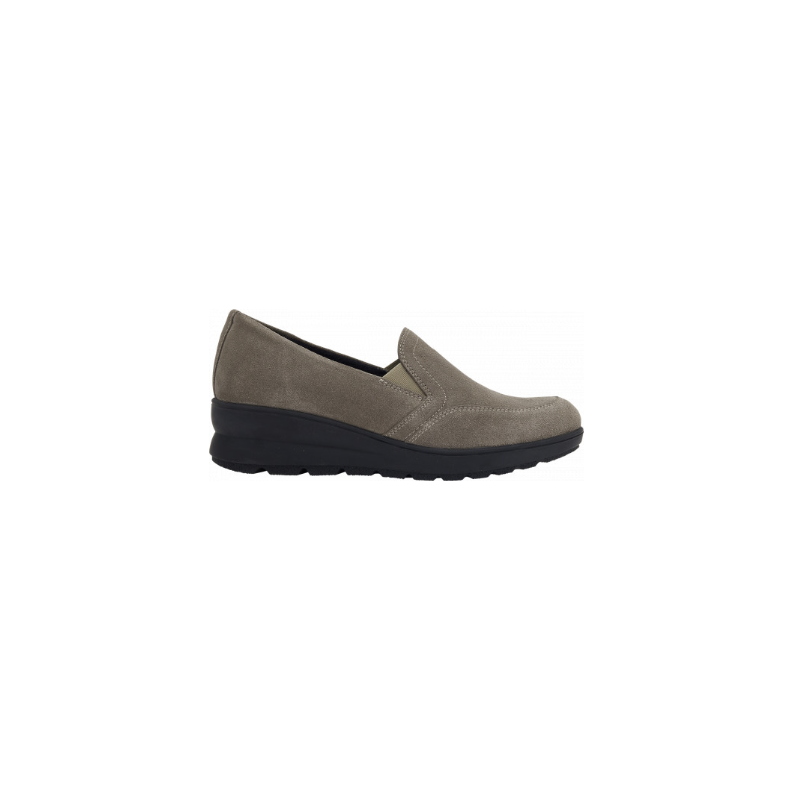 EDDA SLIP ON Suede Taupe