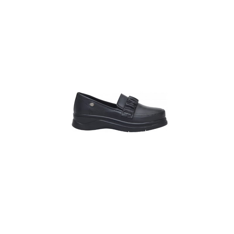 MARCELLE MOCCASSIN Leather Black