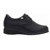 FIONA SHOE Elasticated Synthetic Black