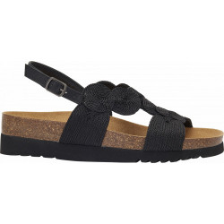 MALLORCA SANDAL Raffia Black
 Pointure-36