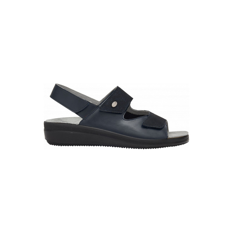 ANTONIA SANDAL (F) Printed Synthetic/Synthetic Navy Blue