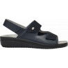 ANTONIA SANDAL (F) Printed Synthetic/Synthetic Navy Blue