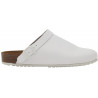 CORK PRO CLOG (M) LEATHER WHITE