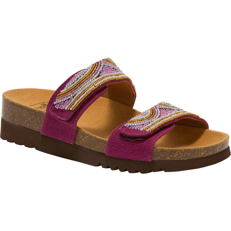 PACK 4 ZAFIRAH 2.0 (F) TEXTILE - CANVAS WINE/MULTI