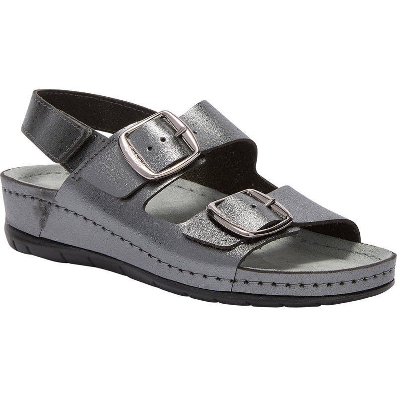 PACK 4 ABERDEEN SANDAL (F) SYNTHETIC - LAMINATED GUNMETAL