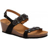 PACK 6 ZANZIBAR SANDAL (F) SYNTHETIC - MICROFIBER BLACK
