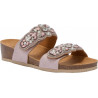 PACK 4 SALENTO 2 STRAPS (F) SYNTHETIC - GLITTERED MICROFIBER LIGHT PINK