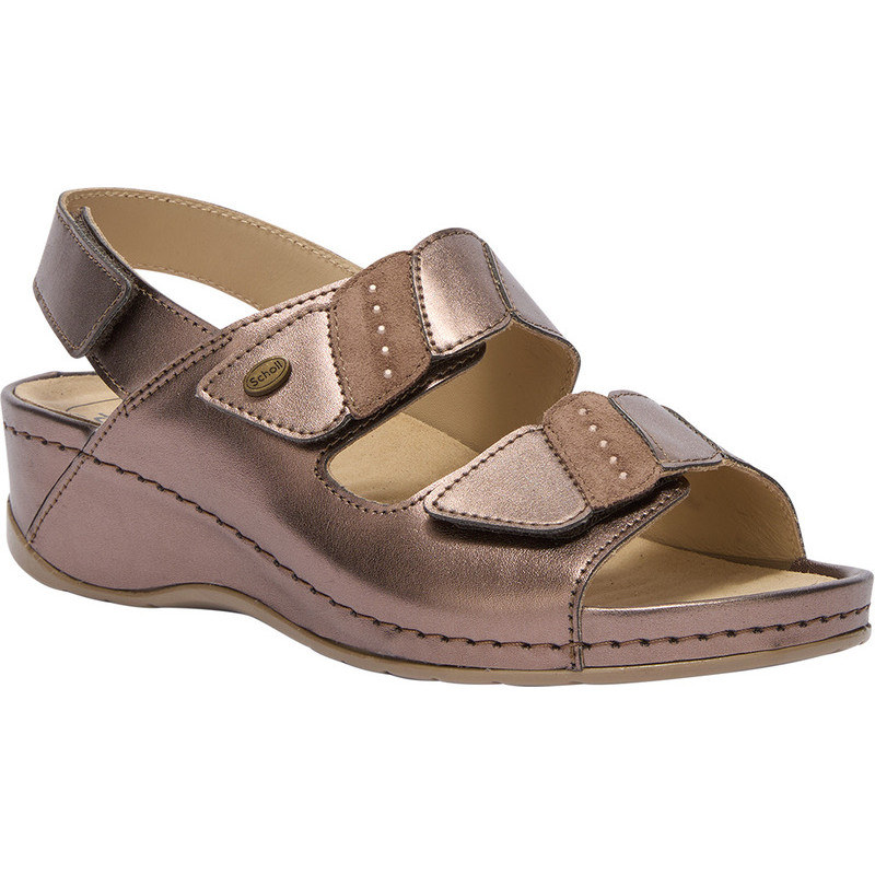 PACK 4 NIVES 2 STRAPS SANDAL (F) SYNTHETIC - LAMINATED BRONZE