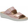 PACK 4 VARIGOTTI 2 STRAPS (F) LEATHER - PRINTED SUEDE ANTIQUE PINK