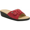 PACK 4 MANGO (F) LEATHER - PRINTED SUEDE RED
