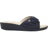 PACK 6 MANGO (F) LEATHER - PRINTED SUEDE NAVY BLUE