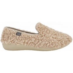 MADDY SHOE Curly Synthetic Fur Bis Beige