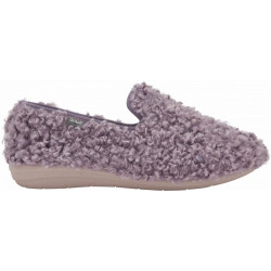 MADDY SHOE Curly Synthetic Fur Bis Lilac