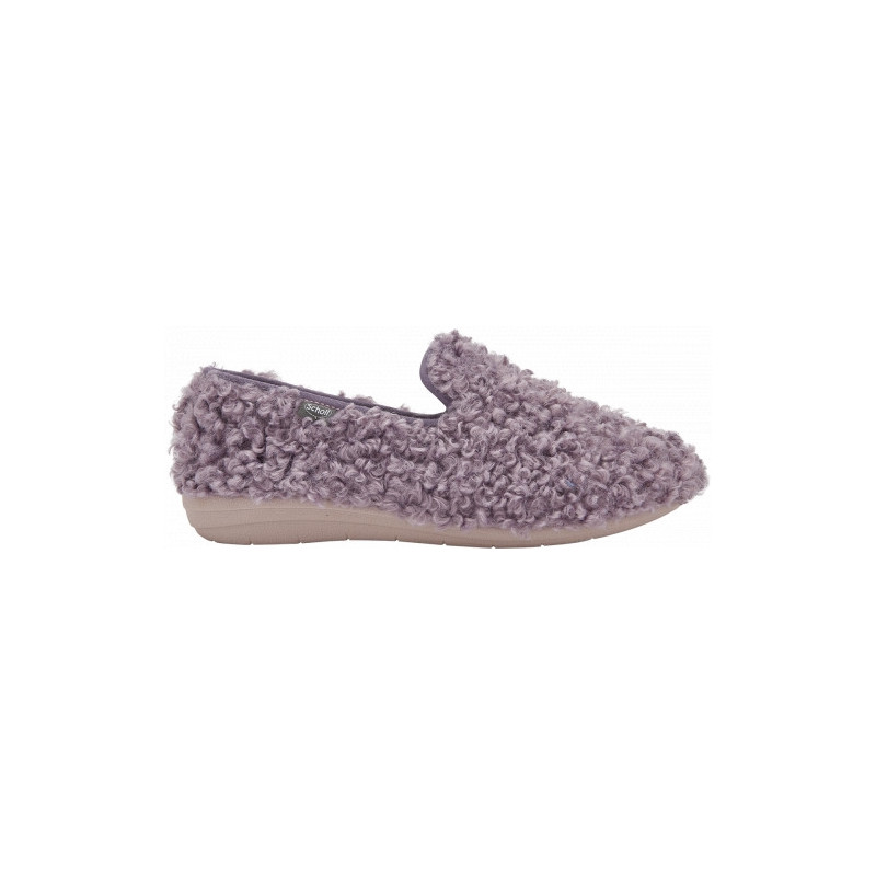 MADDY SHOE Curly Synthetic Fur Bis Lilac