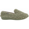 MADDY SHOE Curly Synthetic Fur Bis Green